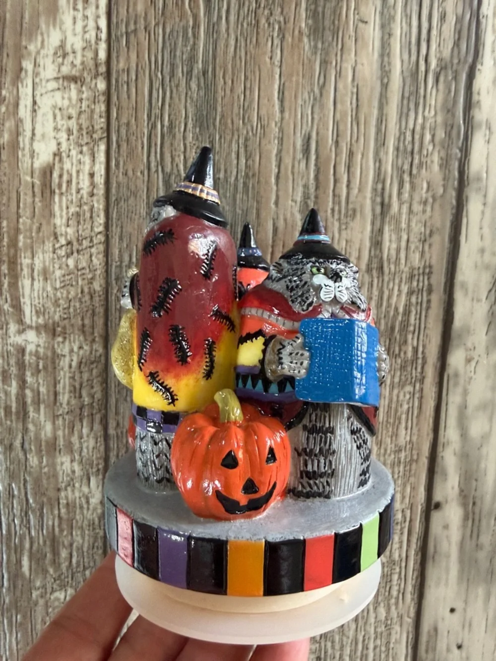 Halloween Cat Trio Wall Decor - Multi-Color